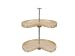 Rev-A-Shelf 32" Kidney 2-Shelf Lazy Susans, Natural