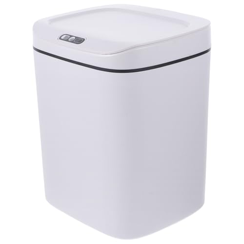 Bote de basura automático sensor de movimiento 12 l blanco
