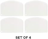 Happy Sales Bowl Scraper (Set of 4), White