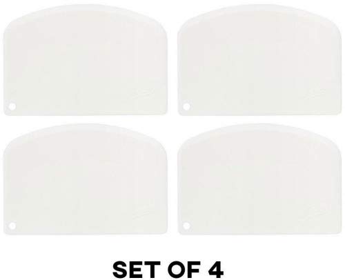 Happy Sales Bowl Scraper (Set of 4), White