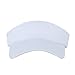 Komorebi Kids Girls Visor Athletic Sun Hat for Boys Adjustable Golf Visor Hat Youth Outdoor Sport Hat Cotton Tennis Hat 07 White & Pink 6-12 Years