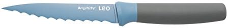Berghoff Leo Ceramic Coated Non-Stick Serrated Utility Knife, 11.5cm, King, Chocolate Brown