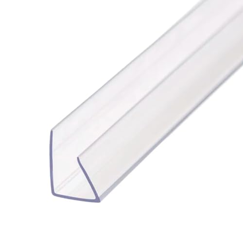 U Cap Polycarbonate Profile | 4ft U Profile | U End Cap for 6mm (1/4 inch) Twin Wall Polycarbonate Panels | U Channel | UV & Weather-Resistant Protective Cover | Blocks Dust and Rain (Pack of 6)