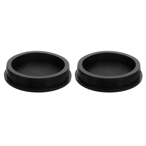 Image of uxcell 2 Pcs Black Plug Holes, Waterproof Rubber Button Plug for 76mm / 2.99 inch Hole