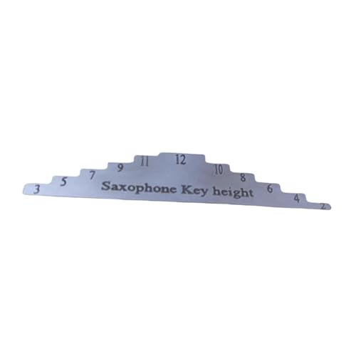 RCGOFOLLOW Herramientas de medición para instrumentos musicales Calibre de apertura para saxofón Accesorios mantenimiento para instrumentos viento compactos Músicos Saxofón Flauta Clarinete Calibre