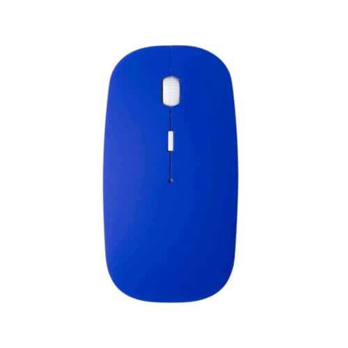 ANTEVIA - Souris sans Fils et Optique Bleu |Plus DE 10 MODELES| USB Ergonomique (Lyster Bleu)