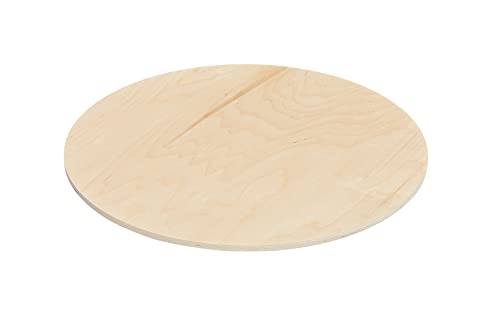 Baltic Birch Plywood Circles 24Inch Craft Wood Sheets 0.47In Thick Wood Rounds Pack Of 1 Natural Wood Board Wood Circles For Crafts Wood Burning Painting Laser Crafting Hobby Diy Projects Wrapped #TOP7