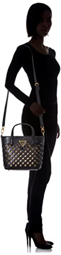 Guess Womens Aqua Mini Tote Crossbody, Black, One Size Us #TOP6
