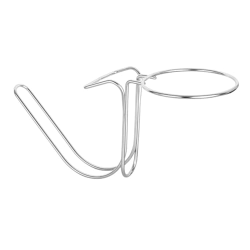 Steowsey Soporte para cubo de hielo de escritorio, soporte para barril de cerveza, soporte para cubo de vino, para cócteles, fiestas de cocina, color plateado