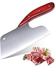 Promithi Effort Saving Kitchen Knife, Japanese High Stainless Steel, Break through Physics Design Stainless Steel Full tang Sharp Blade and Chopper Cleaver Butcher Meat Vegetable Cutting Slicing Knife