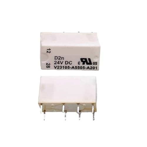 Relais 24V V23105-A5505-A201 miniature DC à 8 broches pour circuit imprimé