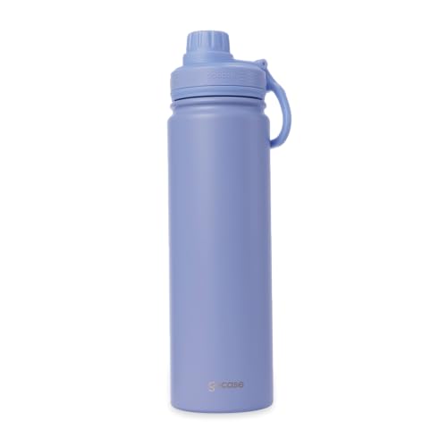 Garrafa Térmica Gocase Fresh Inox Parede Dupla Isolada À Vácuo 650ml - Azul Claro