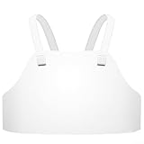 Gdfnmogo Xs-XL Brustschutz für Damen und Herren, Schutzausrüstung für Foliensäbeltraining, leichter Kunststoff-Brustschutz mit Verstellmöglichkeit (Herren)