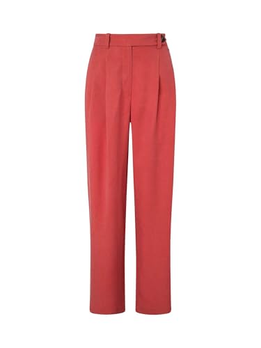 Pantalon rouge Pepe Jeans PL211597 pour femme en coton