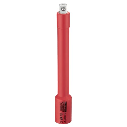 Image of Teng Tools 3/8 Inch Drive 6 Inch Long 1000 Volt VDE Insulated Extension Bar | Electricians Tool | Insulated Tool | Electrical Tool | Socket Extension - MV380021