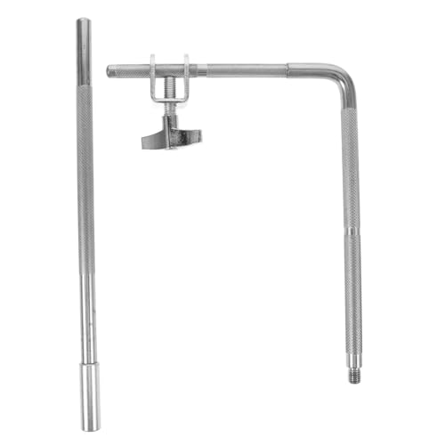 Levemolo Cowbell Mount Bracket Rod Drum Clamp Holder Metal Drum Mounting Clamp for Live Performances