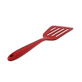 BEBEMOKO 1 Stück Silikon Pfannenwender Hitzebeständig Kreativer Steak Spatula für Zuhause Rot Ergonomisches Küchengerät zu Reinigen Wiederverwendbar zum Braten und Wenden
