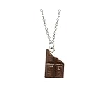 SiVaji Collar con colgante de cadena para hombres y mujeres, collar de comida y bebida, huevo, sushi, queso, chocolates, postres, bollo, colgante, collar, amistad, regalos de cumpleaños para niños,