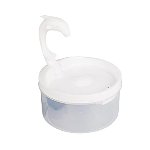 IRYNA Katt vattenfontäner viskning tyst vattendispenser 2 l/7,9 oz automatisk drickande för katter hundar lätt att rengöra katt vatten dispenser fontän stor automatisk med filter