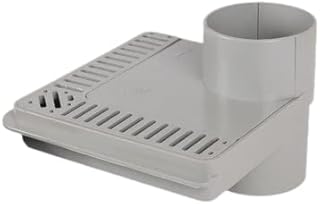 4inch Outlet Round Corner Balcony Drains for Roof/Balcony/Terrace in Plastic Material with 110 mm / 4 inch Outlet