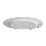 Color: Blanco roto, Material: Porcelana, Tamaño: 2,5 x 24 cm (alto x diámetro), Peso: 0,51 kg, Apto para lavavajillas., Ideal para servir comidas y postres en el hogar, trabajo u hostelería., La medida del tamaño es aproximado.