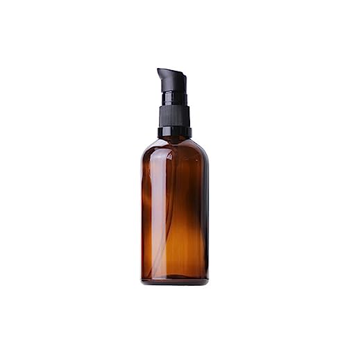 100ml Flacon Spray Ambre, Flacon Vaporisateur Vide en Verre, Flacon Pulvérisateur Verre à Brumisation Fine, Bouteille Vide Cosmétique Voyage, pour Aromathérapie, Huiles Essentielles, Parfums