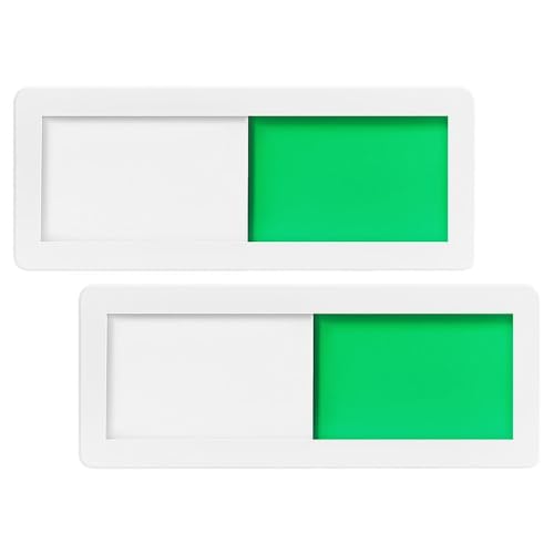 Operitacx 2 letreros deslizantes con texto en inglés ' u ocupado' para sala de espera, sala de reuniones, letreros deslizantes para sala de espera o ocupado, 10 x 4 cm, color plateado