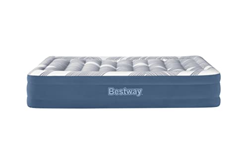 Bestway 80" x 60" x 14"/2.03m x 1.52m x 36cm Tritech Fashion Flock Air Mattress Queen Built-in AC Pump – Image 6