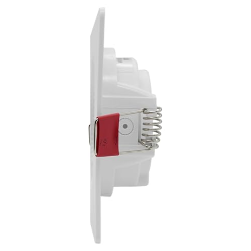 Kit 20 Spot Led Smd 7w Dicróica Direcionável Quadrado (Branco Quente)