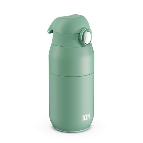 ION8 REVIVE Insulated Water Bottle, 360ml (12oz), Flip Lid, Aqua