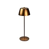 Fonctionne sur batterie, station de charge USB, boîtier en aluminium, ampoule fixe, LED intégrée