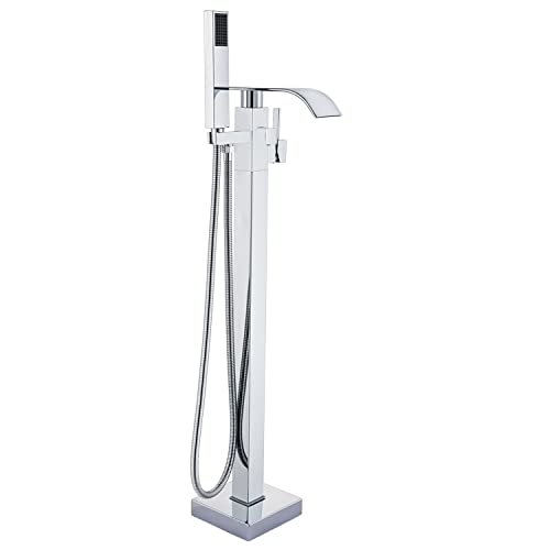 Up To 40% OFF Senlesen Bathroom Tub Filler Faucet Floor Mounted Bathtub Shower Faucet Waterfall Spout Free Standing Tub Mixer Tap with Handheld Sprayer Chrome Polished Up To 40% OFF Senlesen Bathroom Tub Filler Faucet Floor Mounted Bathtub Shower Faucet Waterfall Spout Free Standing Tub Mixer Tap with Handheld Sprayer Chrome Polished