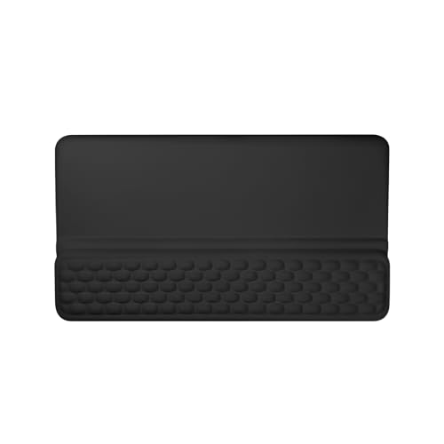 [pronala]キーボードスタンド リストレスト付き 高密度メモリーフォーム手首パッド パームレスト keyboard wrist rest 高さ調整 スローリターン設計 疲労分散 抗菌加工 430×245mm 職場/リモートワーク対応 防滑底面