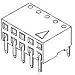 90152-2110, Conn Socket Strip RCP 10 POS 2.54mm Solder RA Thru-Hole C-Grid III Tube (25 Items)