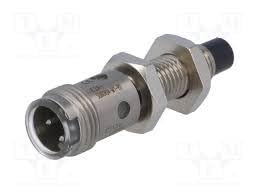 OMRON E2A-S08KN04-M1-B1 12-24VDC, 4 MM Measurement Range, Cylindrical, M12 4-PIN, Proximity Sensor, Stainless Steel