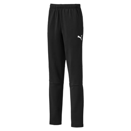 Puma Unisex Liga Training Pants Pro Youth, Black White, XL