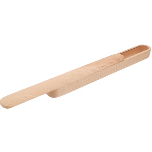 SHOWERORO Estuche para Palillos Japoneses de Madera de Fresno 27x2,5 Cm, Organizador Portátil para Palillos de Sushi y Cubiertos, Caja Multifunción para Viaje y Uso al Aire Libre