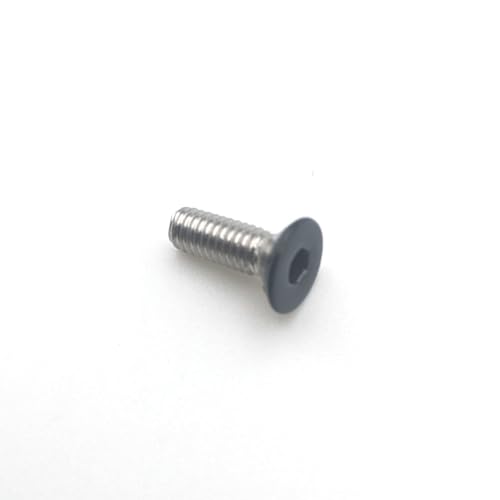 Vis à métaux M5x12 mm RAL 7016 pour fixation de portail et pergola