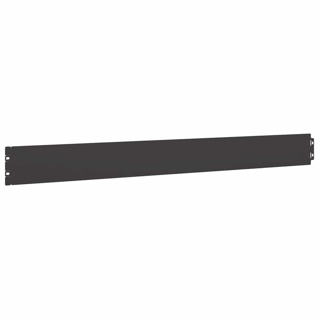 Krawędzie trawnika, 50 szt., czarne, 10 x 103 cm, stal walcowana na zimno, krawędź ogrodowa z systemem wtykowym do obramowania grządek, obramowania rabatek, trawników i elastycznego