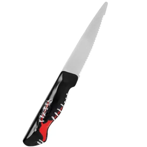 Spirit Halloween Chucky Officially Licenced Costume Prop Accessories Knife Clutch Wristlet Cosplay (Stitches Chucky Knife) Multi