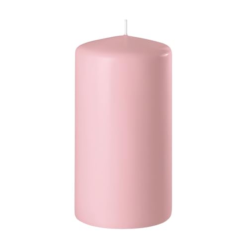 Wenzel - BOUGIE CYLINDRE SÉCURITÉ 7H 70X50MM ROSE ANTIQUE