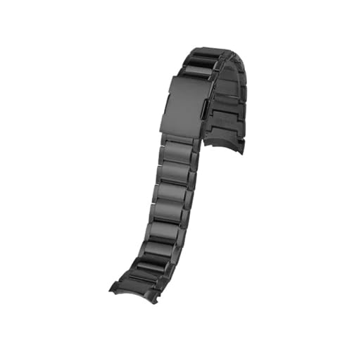 Bracelet rechange Casio Edifice EFR-303 acier massif 22 mm noir