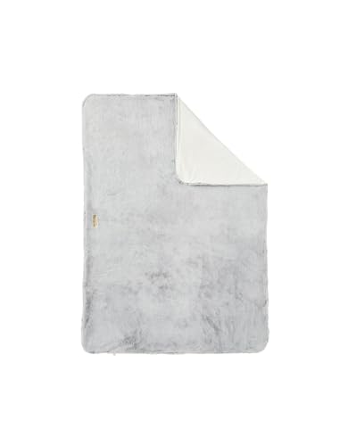 Noukie's - Couverture Bébé 100 x 140 cm en Groloudoux® gris – Plaid Bébé Chaud et Ultra Doux – Couverture Naissance Mi-Saison et Hiver – Idéale...
