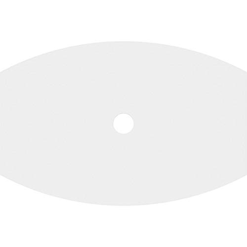 Image of Ekena Millwork CMP36X24KY-03000 Kailey Architectural Grade PVC Contemporary Urethane Ceiling Medallions 36 inchW x 24 inchH x 3 inchID x 19 1 /2 inchC x 1 inchP