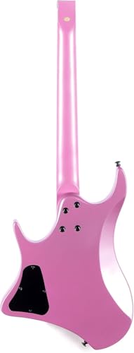 Guitare électrique sans tête débutant solid body chevalet fixe stable