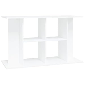 vidaXL Supporto per Acquario 100x40x60 cm in Legno Multistrato Bianco