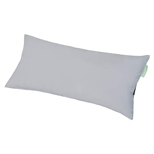 Gardenista Garden Sun Lounger Neck Support Cushion | Outdoor Water Resistant Sunlounger Head Rest Pillow | Slip Free with Secure Straps | Recliner Patio Furniture Cushion | Soft and Comfy (Grey)