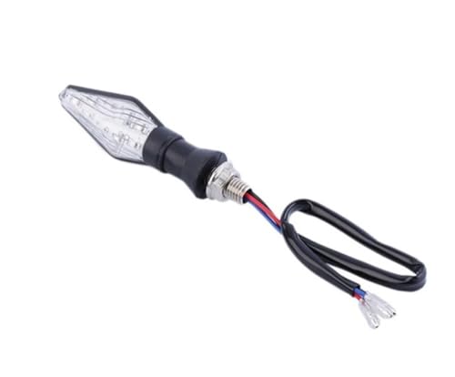 Clignotant de moto bicolore ambre bleu avec 12 LED pour phare tout-terrain