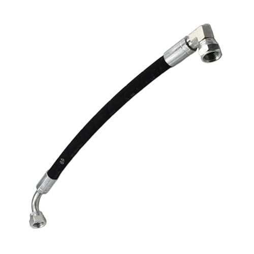 Image of AW29374 Hydraulic Hose Compatible with John Deere Front Loader 120E 120R 200CX 300CX 400CX 410 420 430 460 500E D120 D160 D170 H120 H130 H160 Replace Hydraulic Hose AW29374