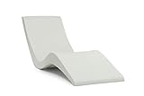 Aqua Outdoors - in-Pool Chaise Lounger - Inside Pool & Sun Shelf Lounge Chair - Designed for Water Depths Up to 9” - Compatible with All Types - Poolside & Sun Deck Tanning - White Granite